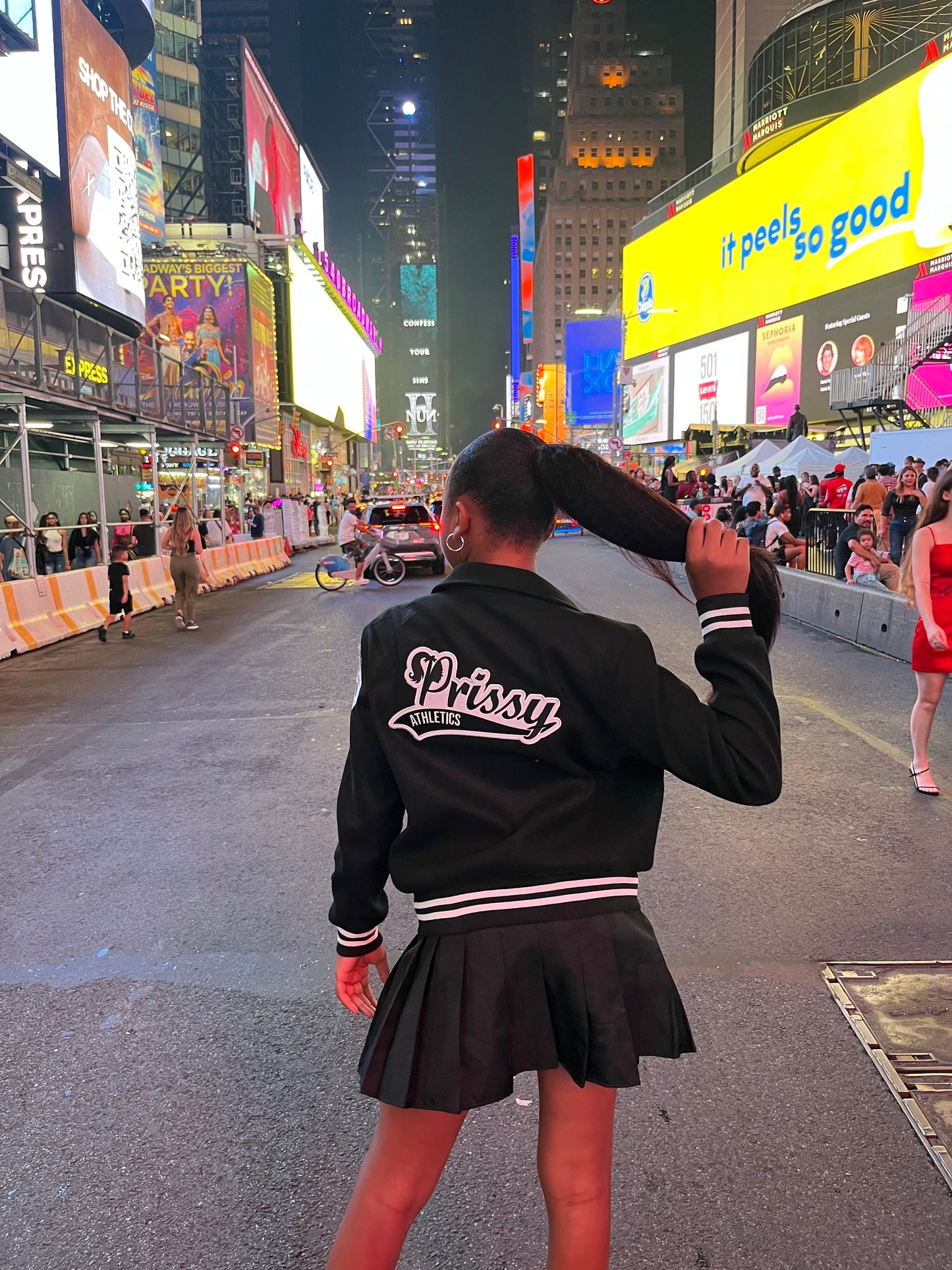 Prissy Varsity Bomber Jacket