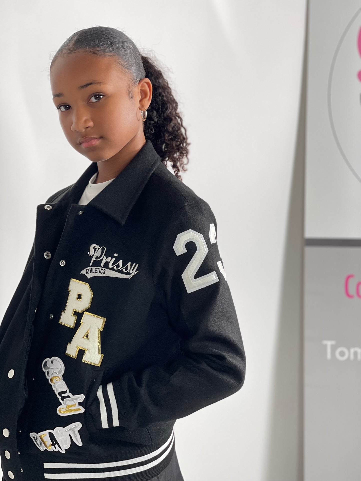 Prissy Varsity Bomber Jacket