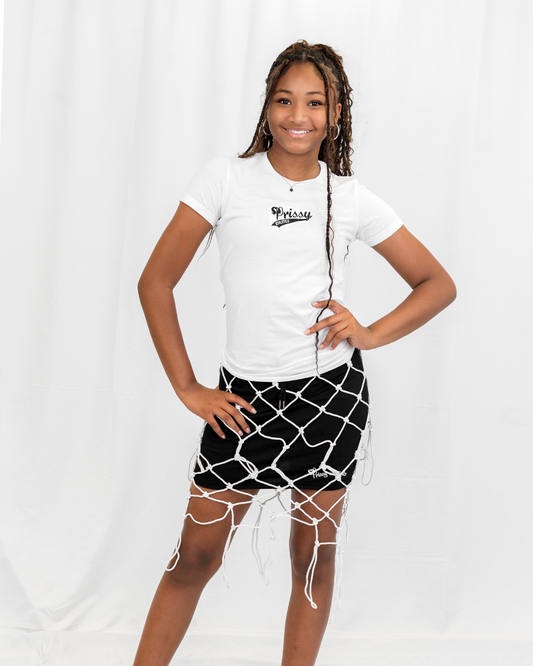 Classic Embroidered Prissy Lady Fit Tee