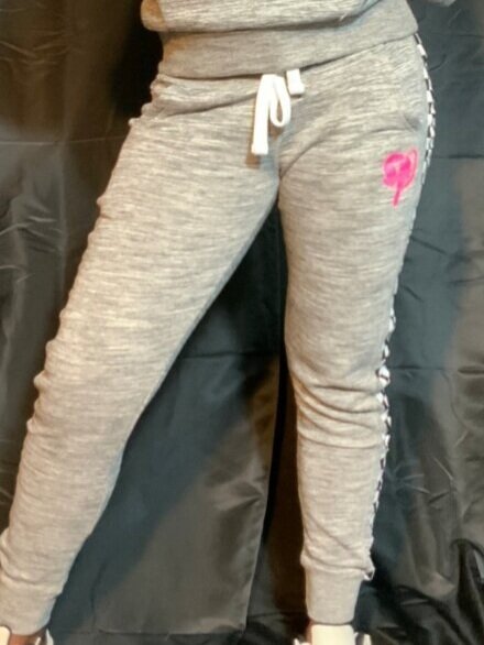 "Driven" Jogger Sweatsuit Classic & Couture adding the Zip & Denim Detail