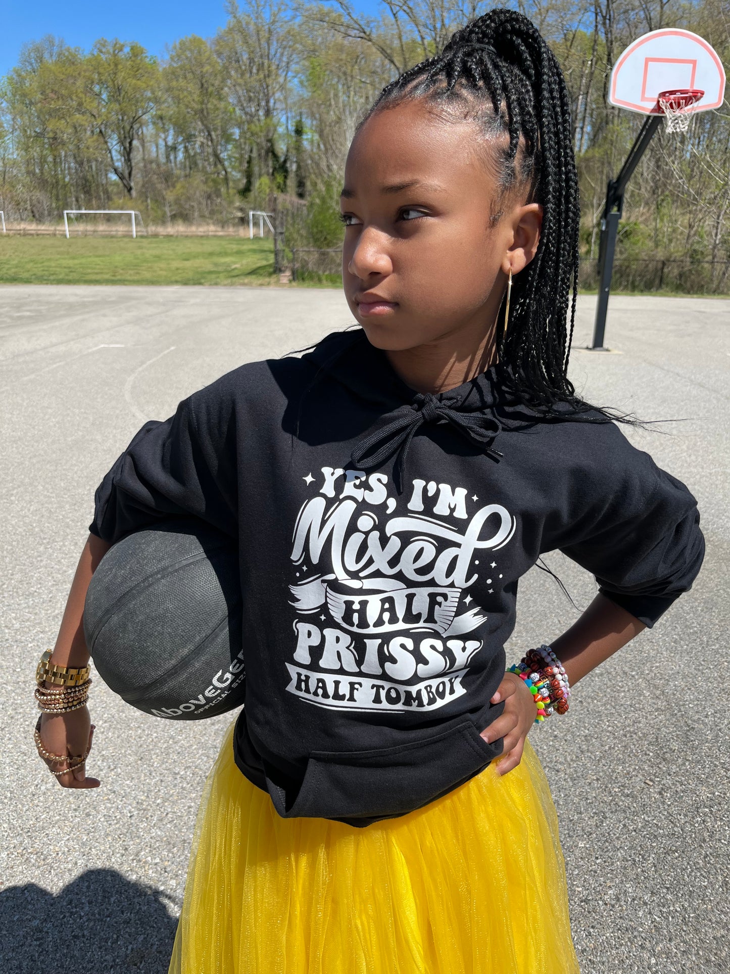 Yes, I'm Mixed Hoodie