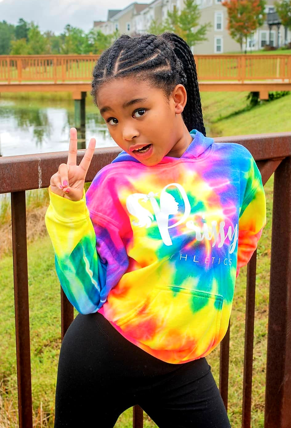 Tie Dye Neon Hoodie (Junior Varsity)