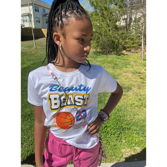 Beauty/Beast Graphic Tee (Classic Fit - WHITE)