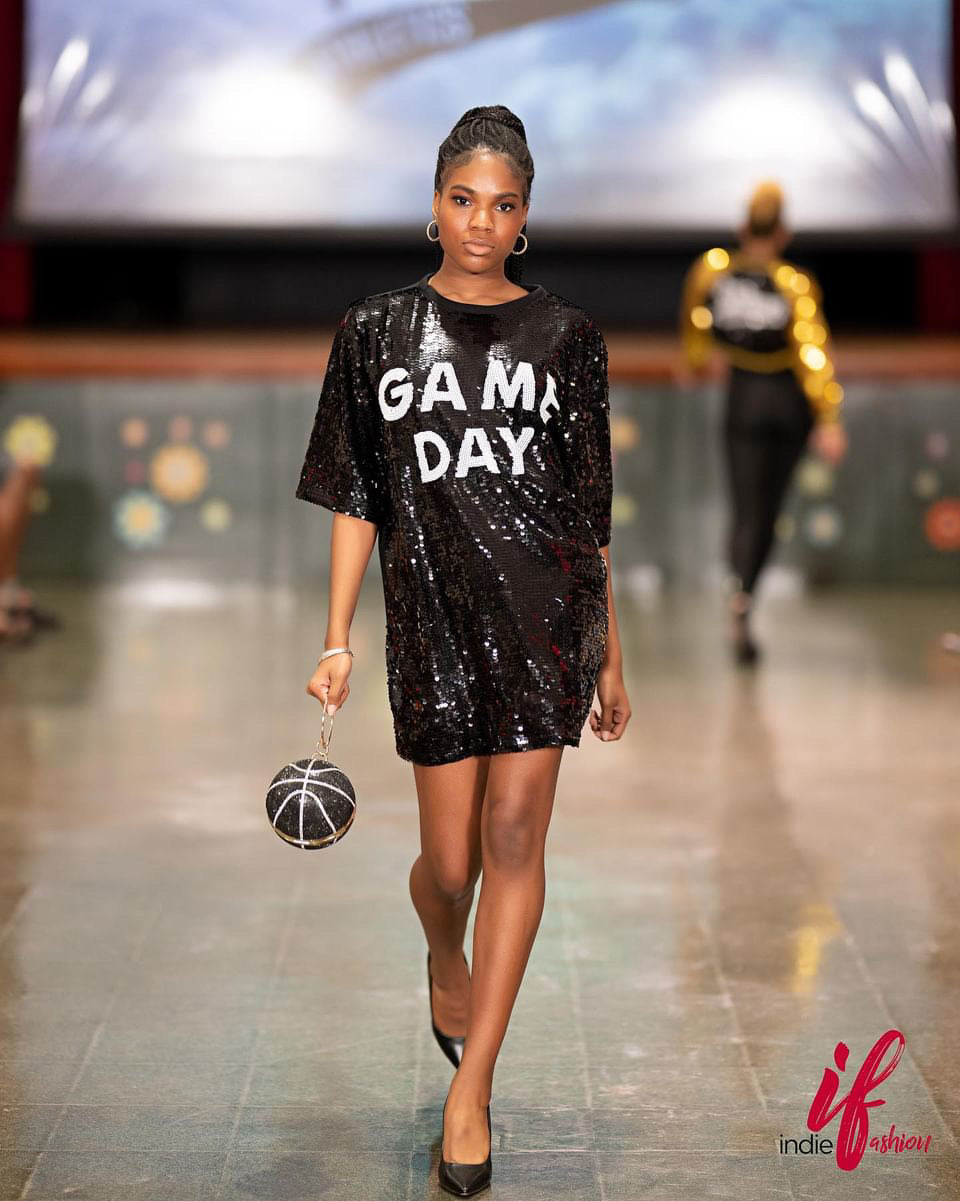 Prissy Game Day Sequin Dress