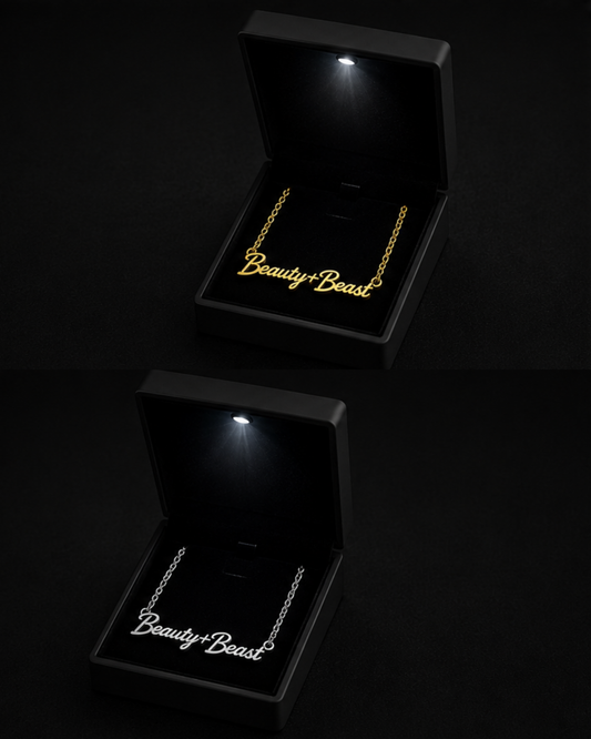 Beauty + Beast Necklace (Gold & Silver)