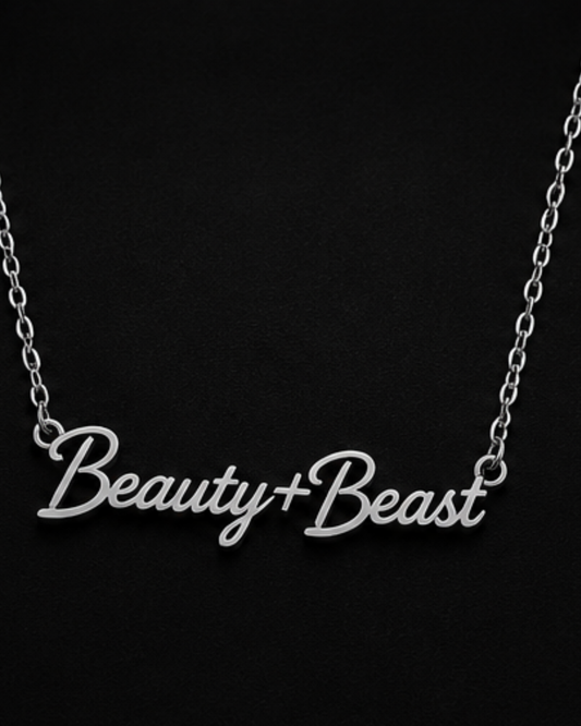 Beauty + Beast Necklace (Gold & Silver)