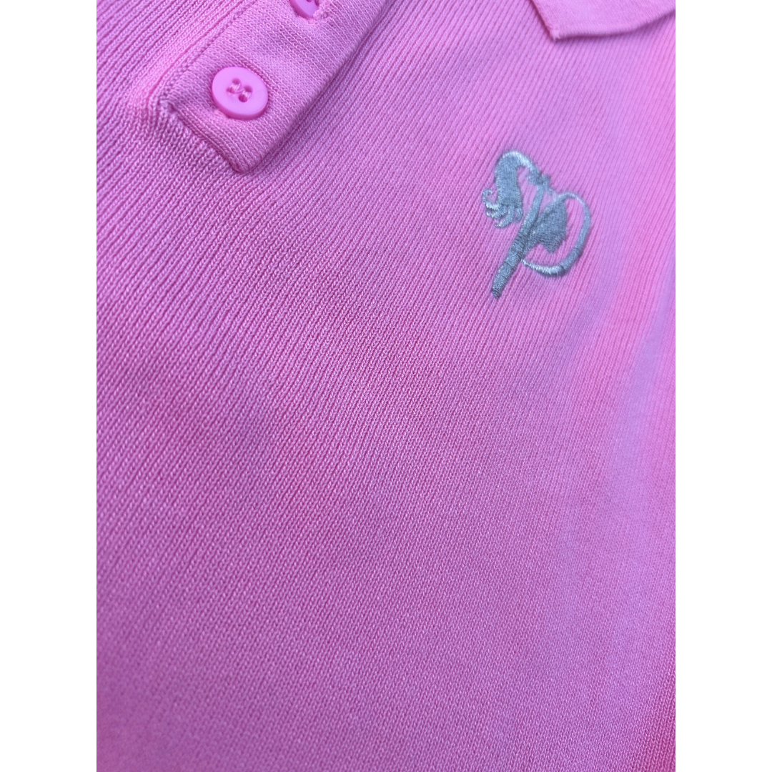Prissy Pink Tennis Skirt & Crop Top Set